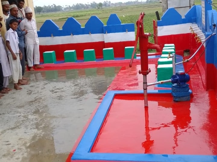 electric pump and tank for mosque